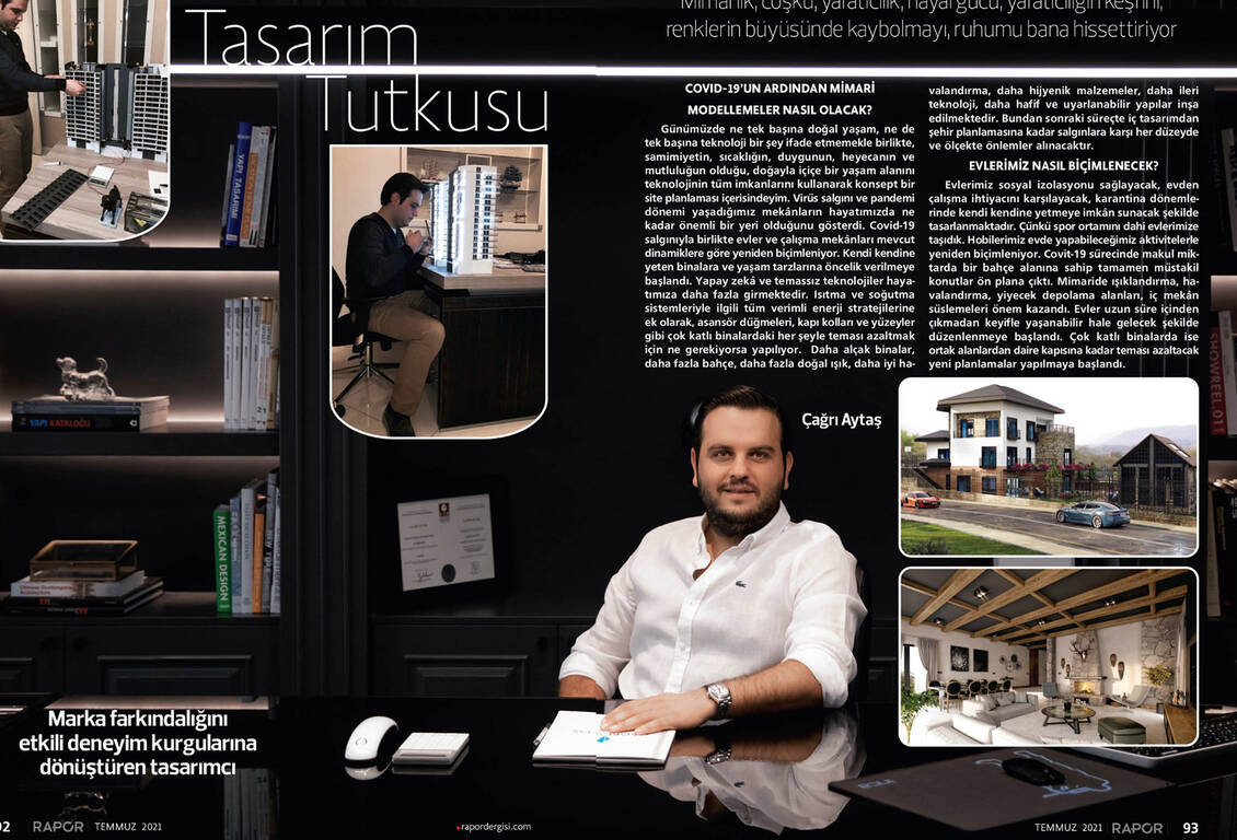 rapor dergisi Çağrı Aytaş - İç Mimar - İskenderun Hatay rapor dergisi