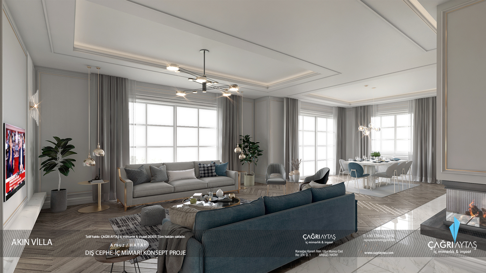 karaagac villa Çağrı Aytaş - İç Mimar - İskenderun Hatay karaagac villa