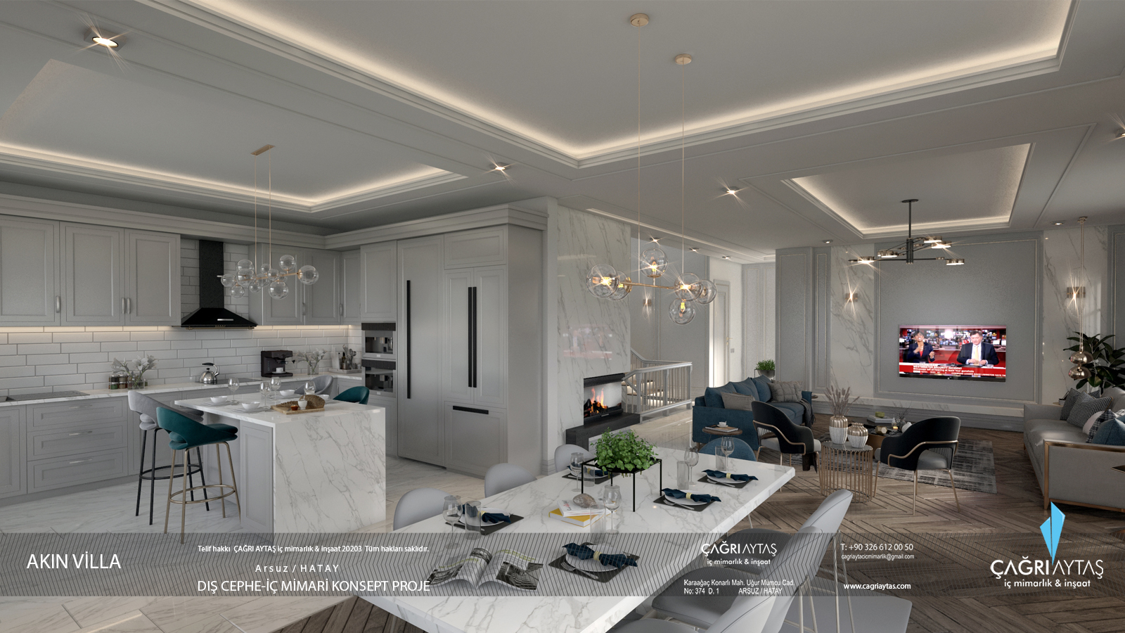 karaagac villa Çağrı Aytaş - İç Mimar - İskenderun Hatay karaagac villa